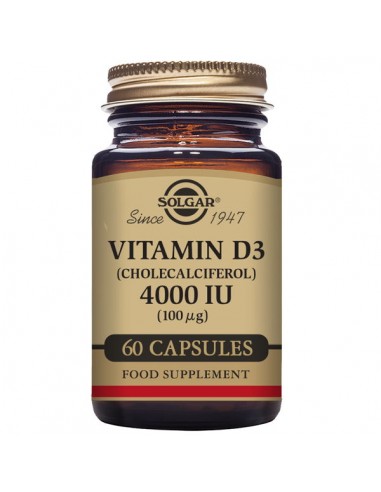 Vitamina D3 4000 60cap Solgar