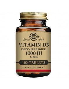 Vitamina D3 1000IU 100comp...