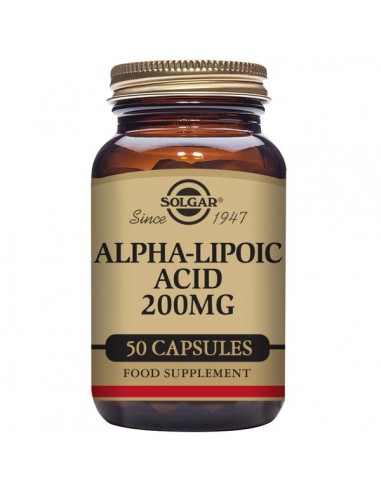 Ácido Alfa-lipoico 200mg 50caps Solgar