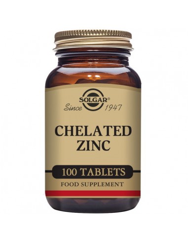 Zinc quelado 100comp Solgar