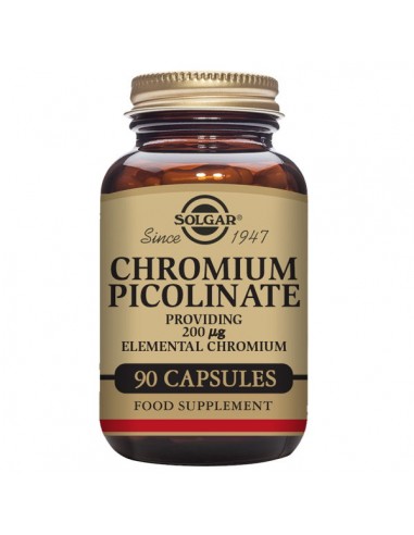 Picolinato de cromo 200mcg 90caps Solgar