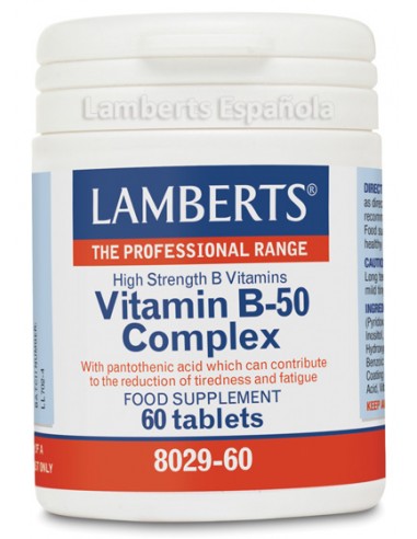 Vitamina B-50 complex 60comp Lamberts