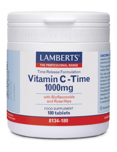 Vitamina C-time 1000mg 180comp Lamberts