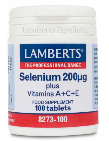 Selenio, Vitamina A, C y E 100comp...