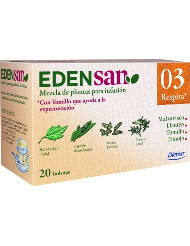 Edensan 03 Respira 20 filtros Dietisa