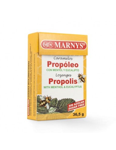 Caramelos sin azúcar de propóleo y...