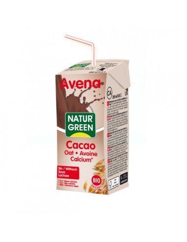 Bebida de avena chocolate Bio 200ml...