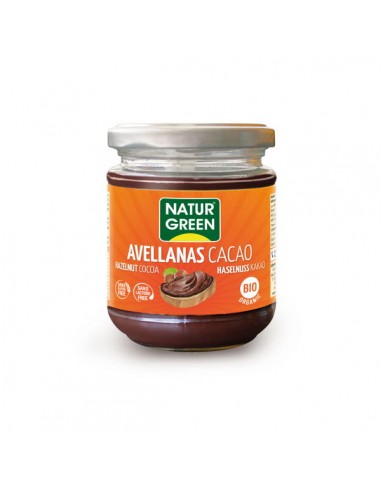 Crema de avellanas y cacao Bio 200g...