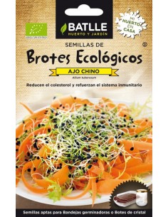 Brotes de ajo chino Bio 6g...