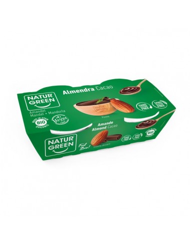 Postre de almendra y chocolate Bio...