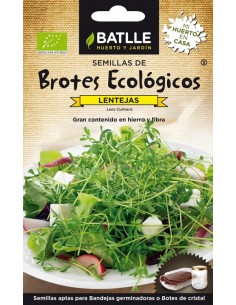 Brotes de lentejas Bio 33g...