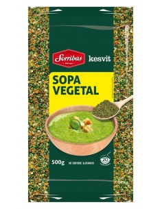 Sopa de sémola de verduras...