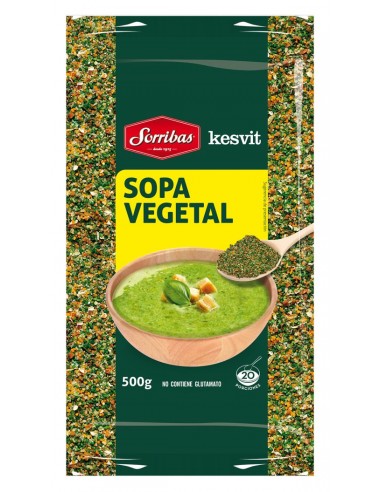 Sopa de sémola de verduras 500g Kesvit