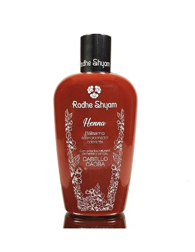 Bálsamo henna caoba 250ml Rhade Shyam