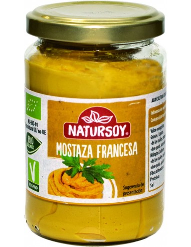 Mostaza francesa Bio 200g Natursoy