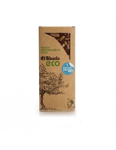 Turrón de chocolate con almendras Bio...