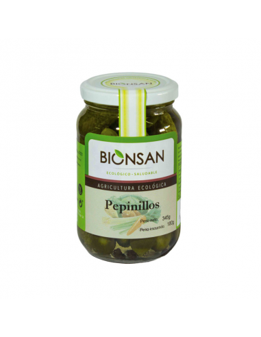 Pepinillos en vinagre Bio 345g Bionsan