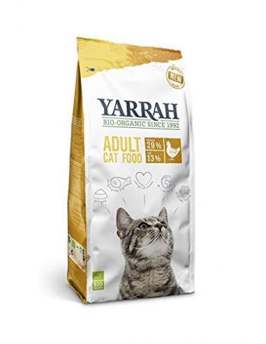 Pienso de pollo para gatos Bio 800g Yarr