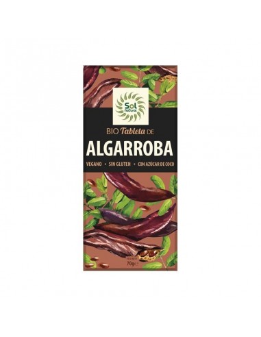 Tableta de algarroba Bio 70g Sol Natural