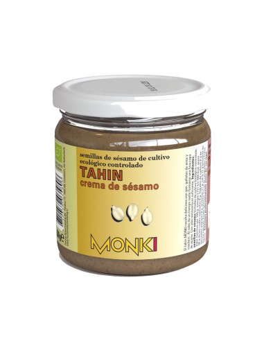 Tahín sin sal Bio 330g Monki