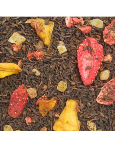 Té rojo mango fresa Granel