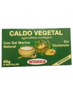 Caldo vegetal con sal...