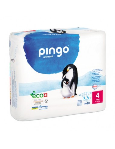 Pañales T4 7-18 kg 40ud Bio Pingo