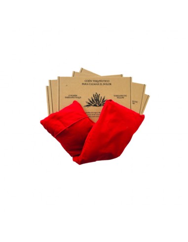 Cojín térmico funda roja 15x48 Aromedi