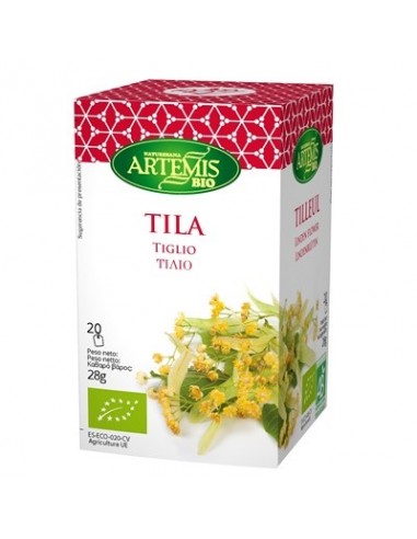 Infusión tila Bio 20 bolsitas Artemis