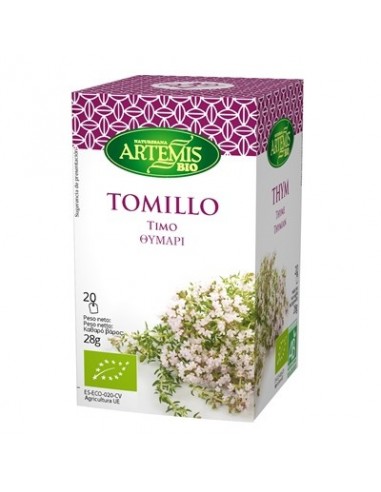 Infusión tomillo Bio 20 filtros Artemis