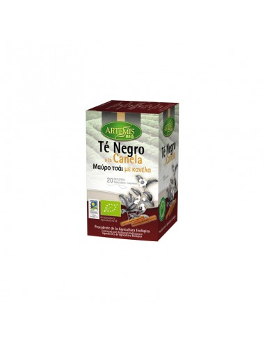 Té negro canela Bio 20 filtros Artemis