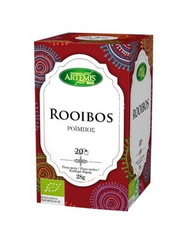 Té rooibos Bio 20 filtros Artemis