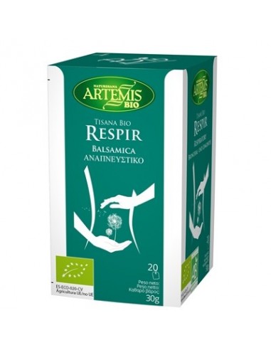 Tisana Respir Bio 20 filtros Artemis